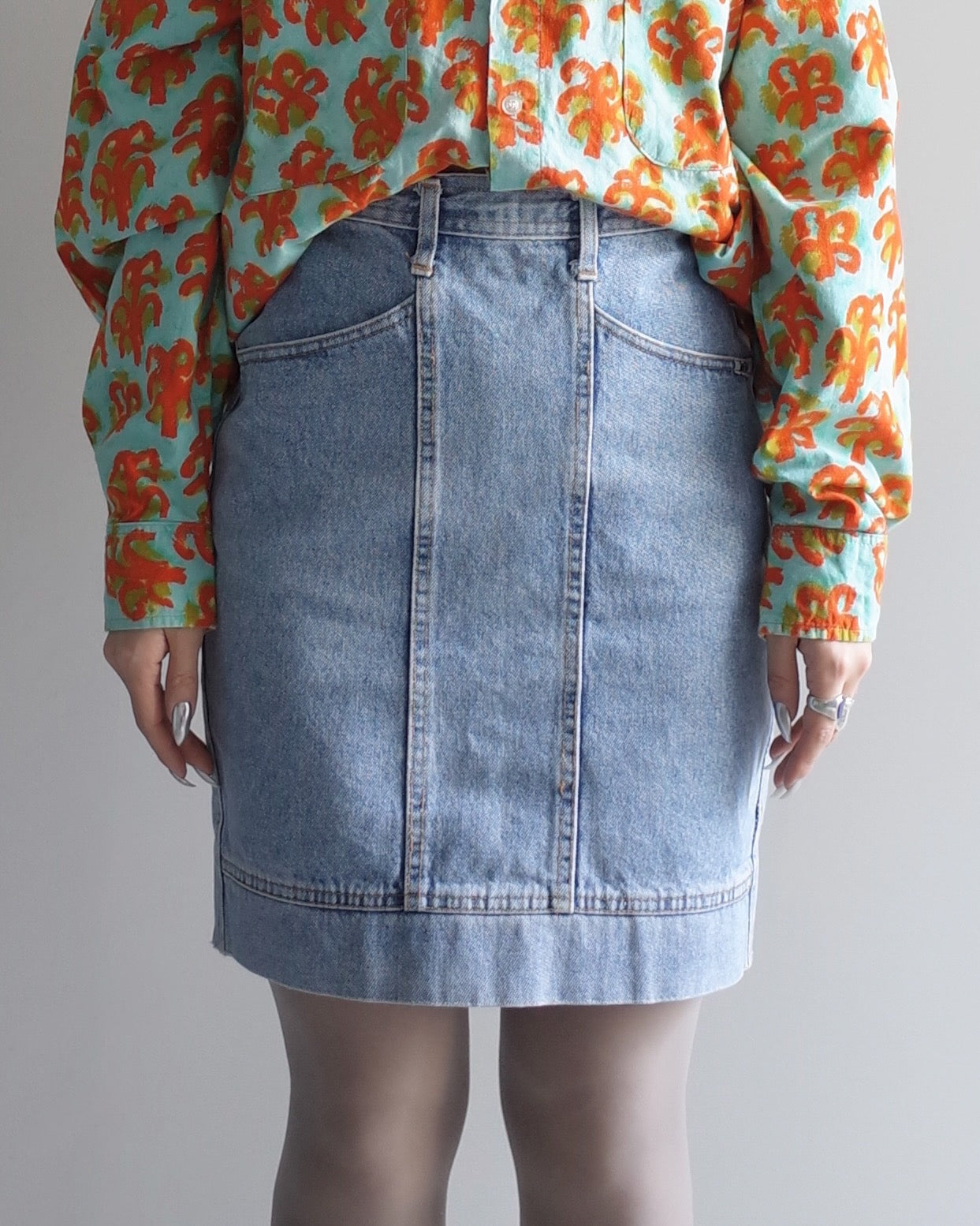 Used  / DENIM SKIRT