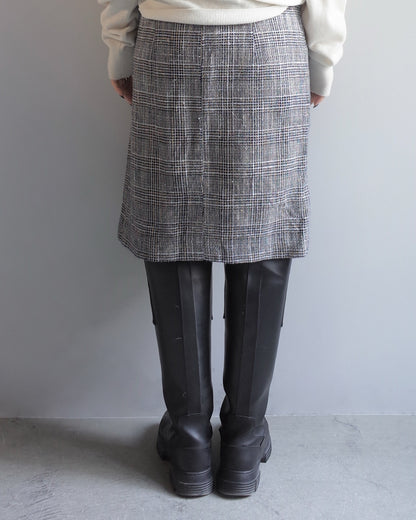 Used / CHECK SKIRT
