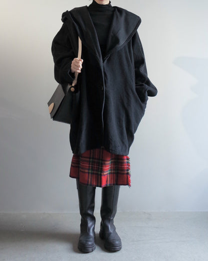 Used / HOODIED CAPE COAT