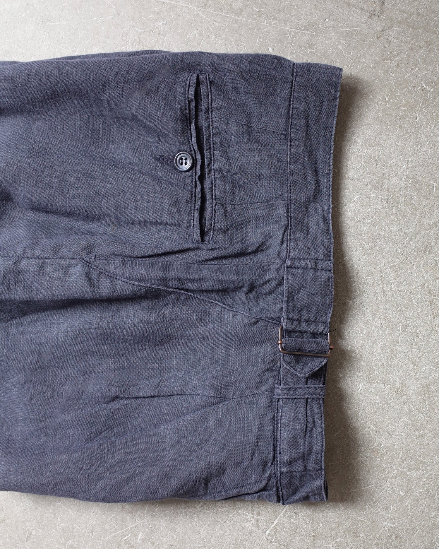 Used  / ARMANI JEANS LINEN GURKHA SHORTS
