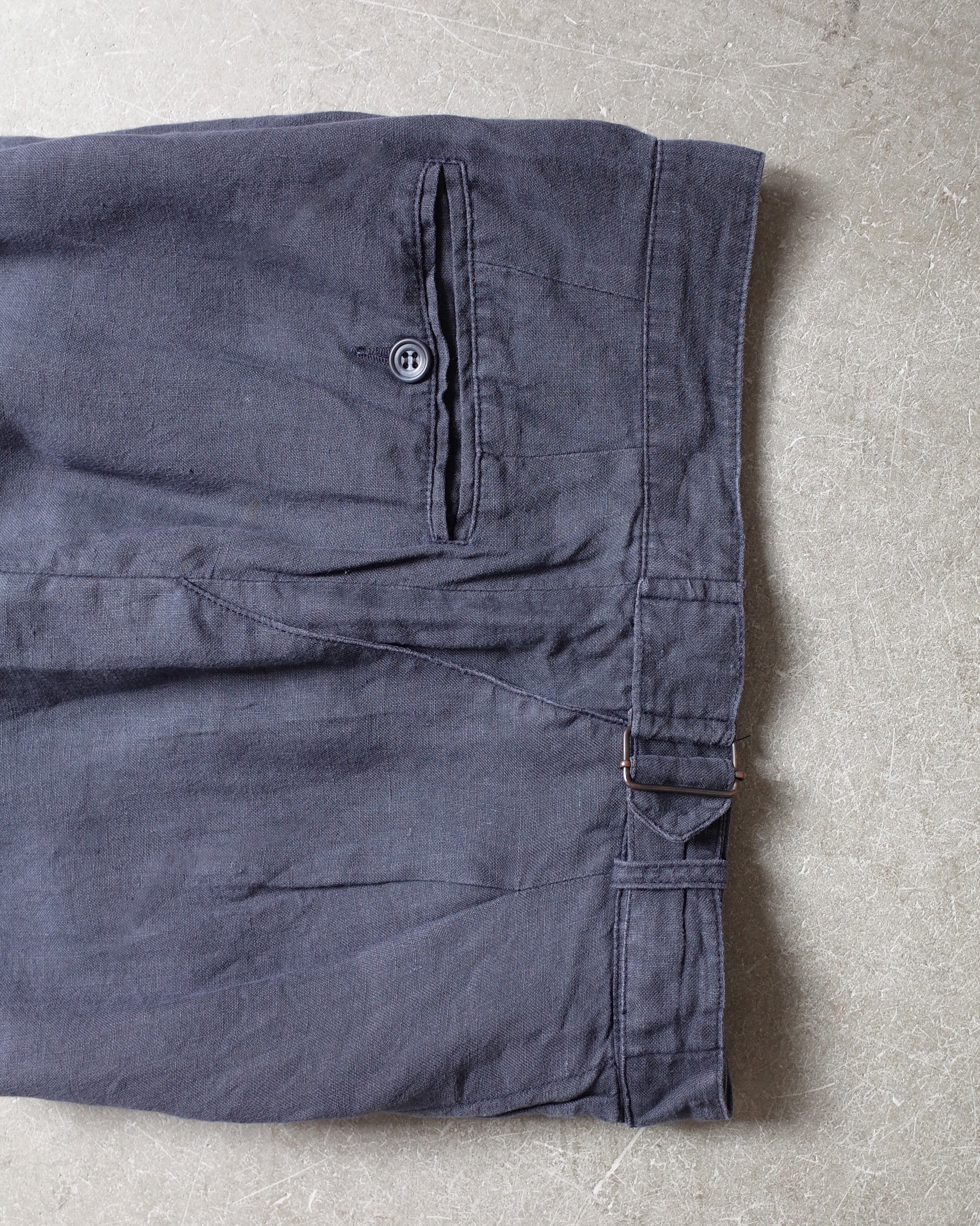 Used  / ARMANI JEANS LINEN GURKHA SHORTS