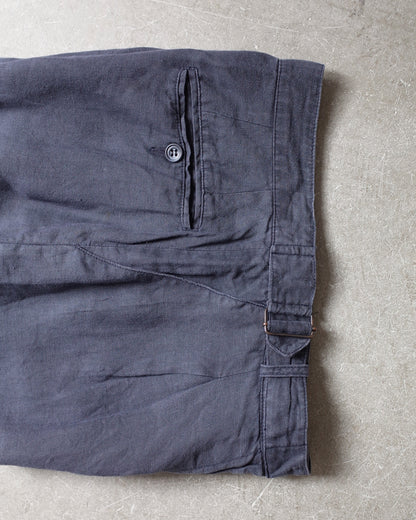 Used  / ARMANI JEANS LINEN GURKHA SHORTS