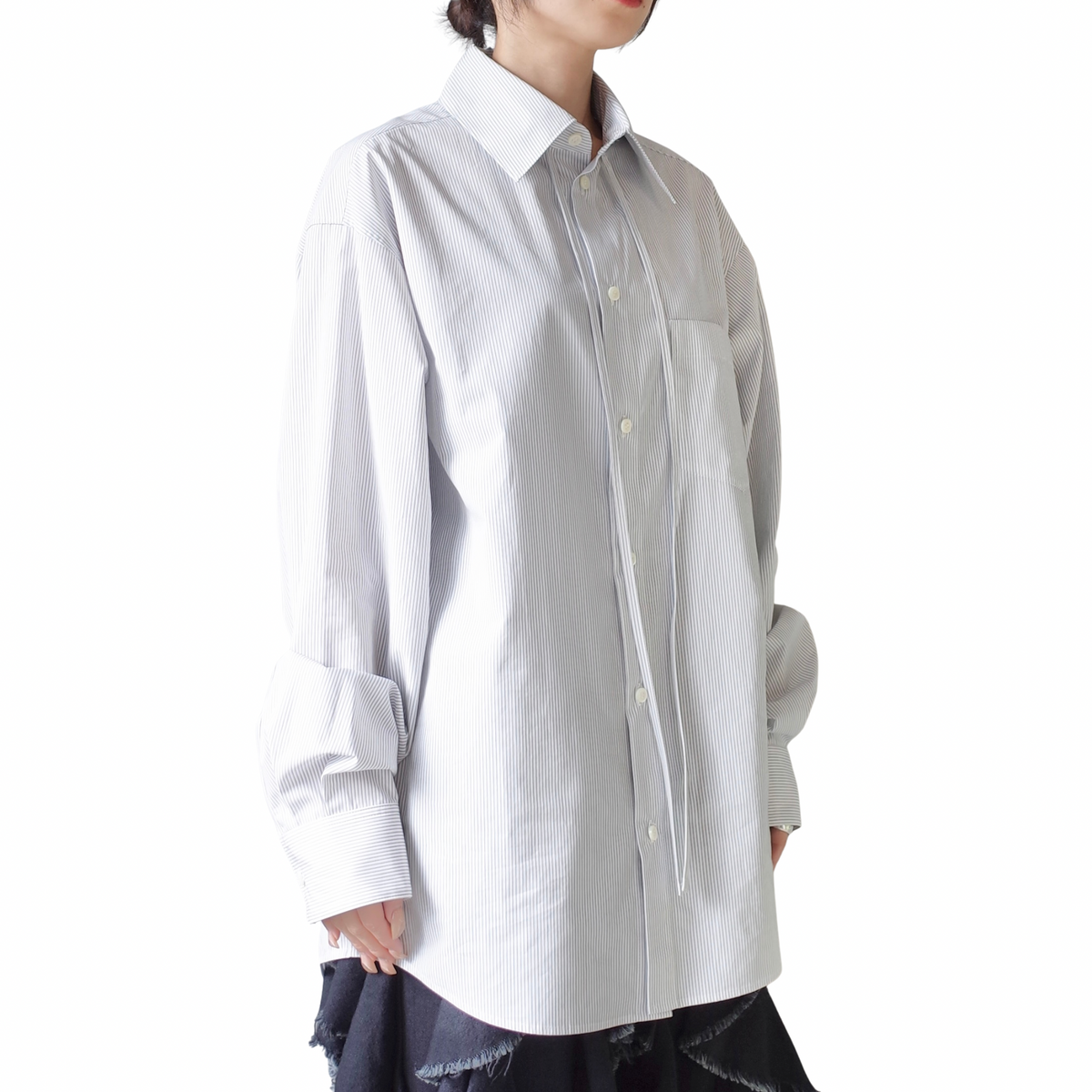 RIBBON DRESS SHIRT