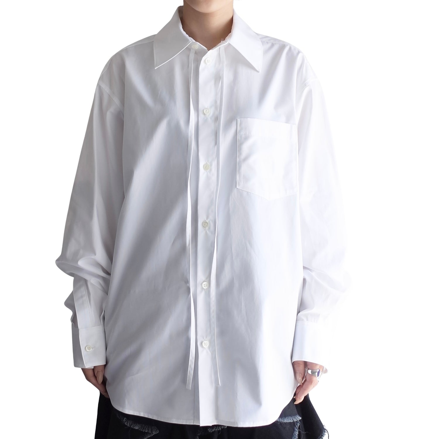RIBBON DRESS SHIRT