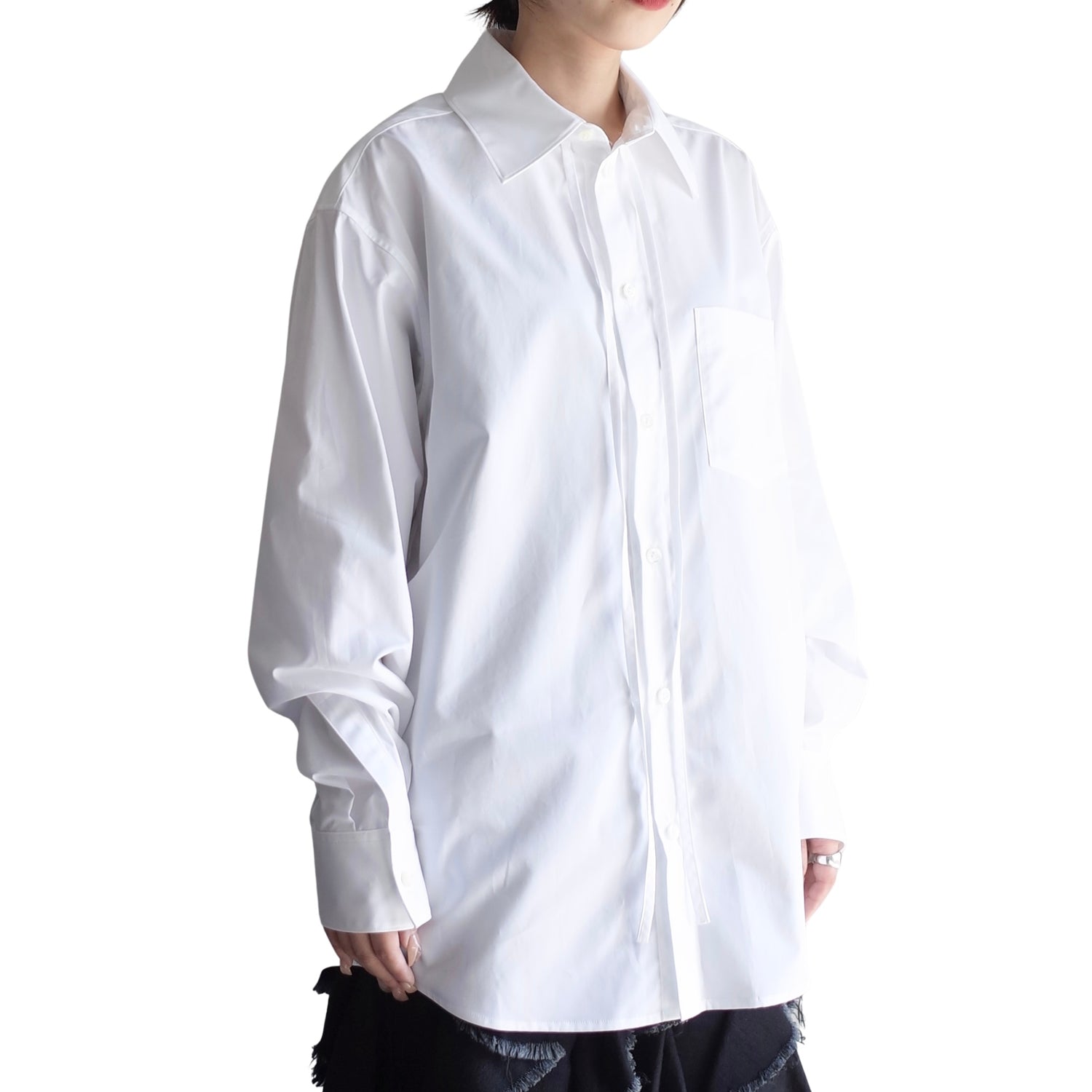 RIBBON DRESS SHIRT