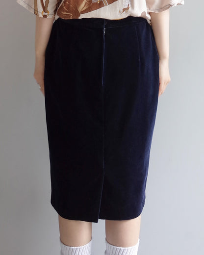Used / VELOUR SKIRT