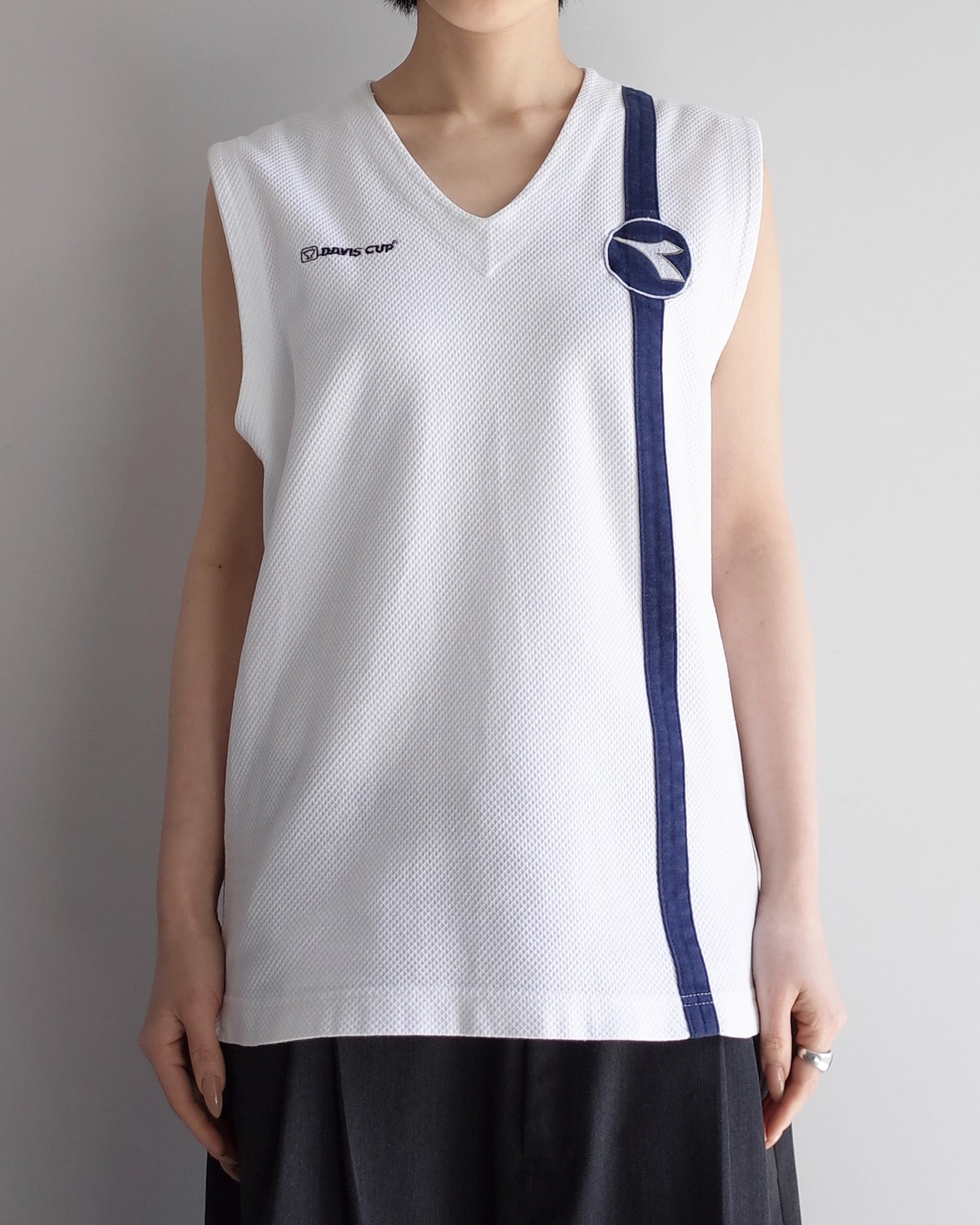 ★Used  / Diadora DAVIS CUP SLEEVELES TENNIS WEAR