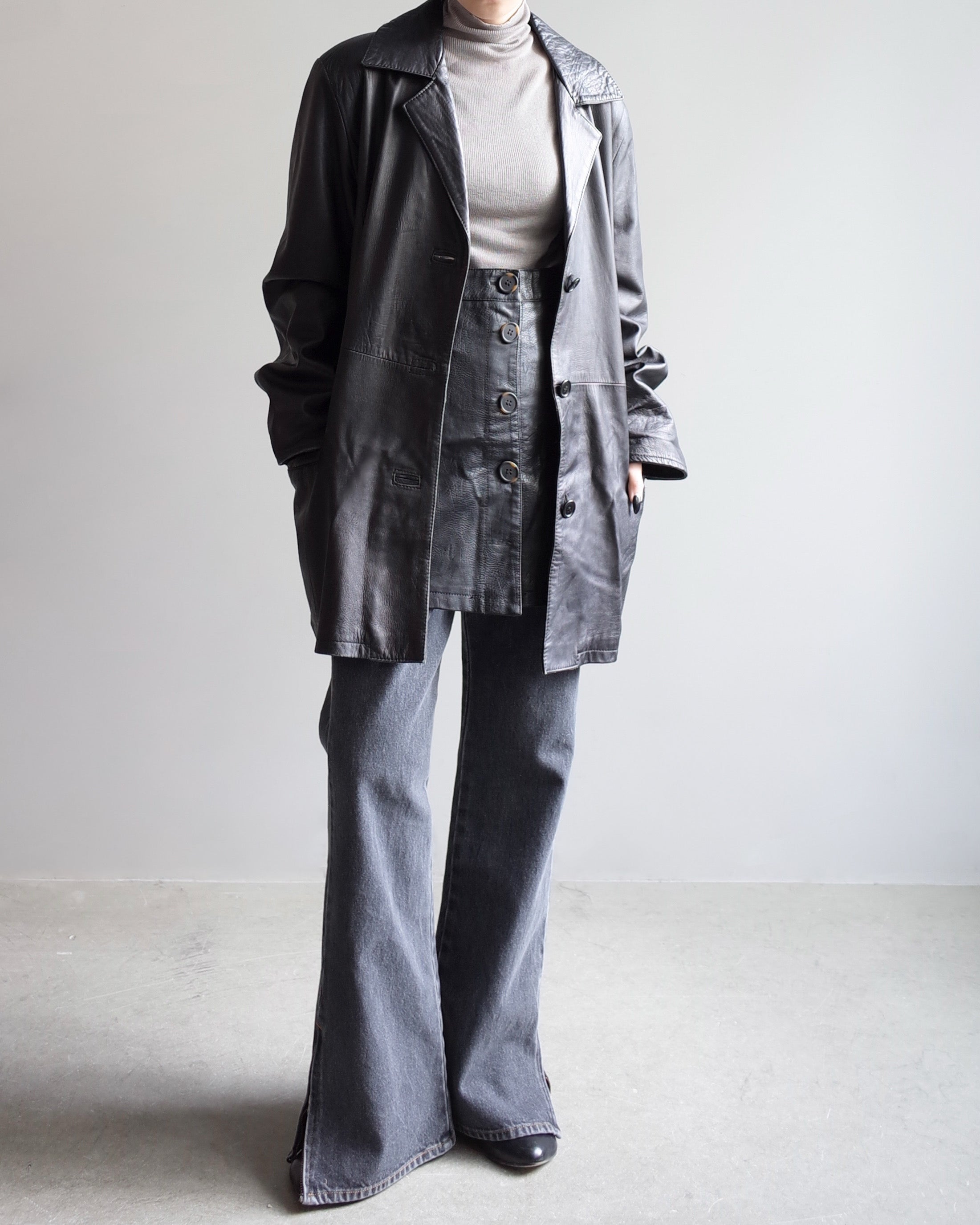 Used / LEATHER JACKET