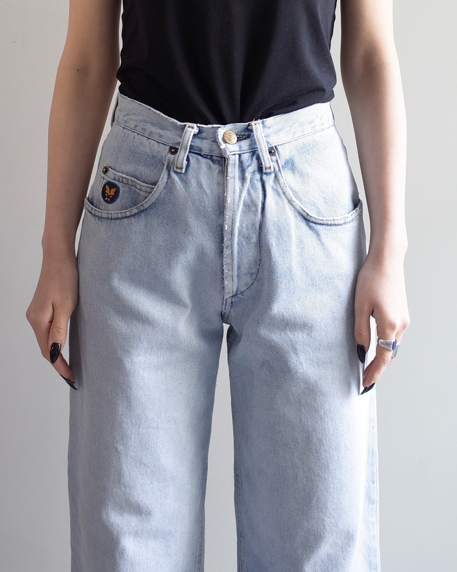 Used / AVIREX STRAIGHT DENIM