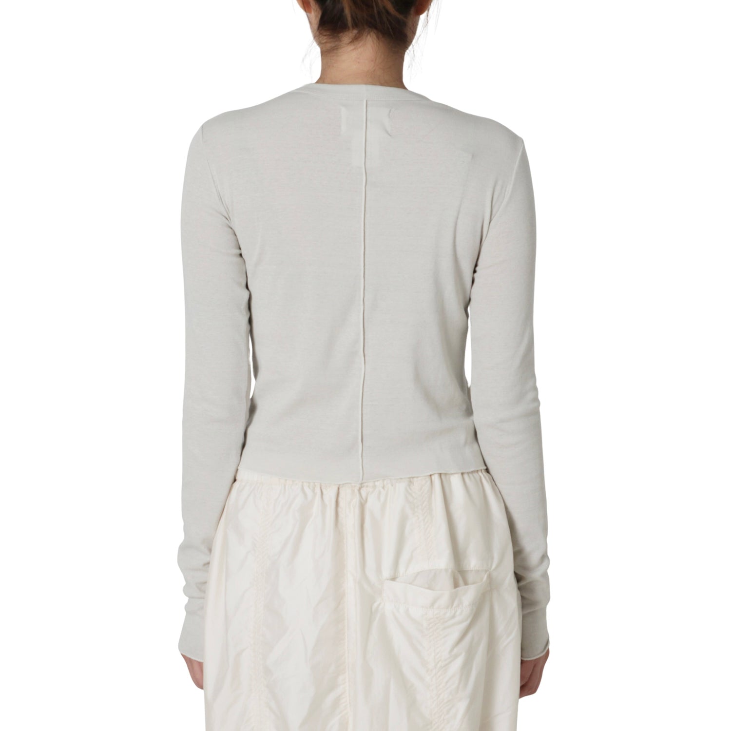 RIBED LONG SLEEVE TEE