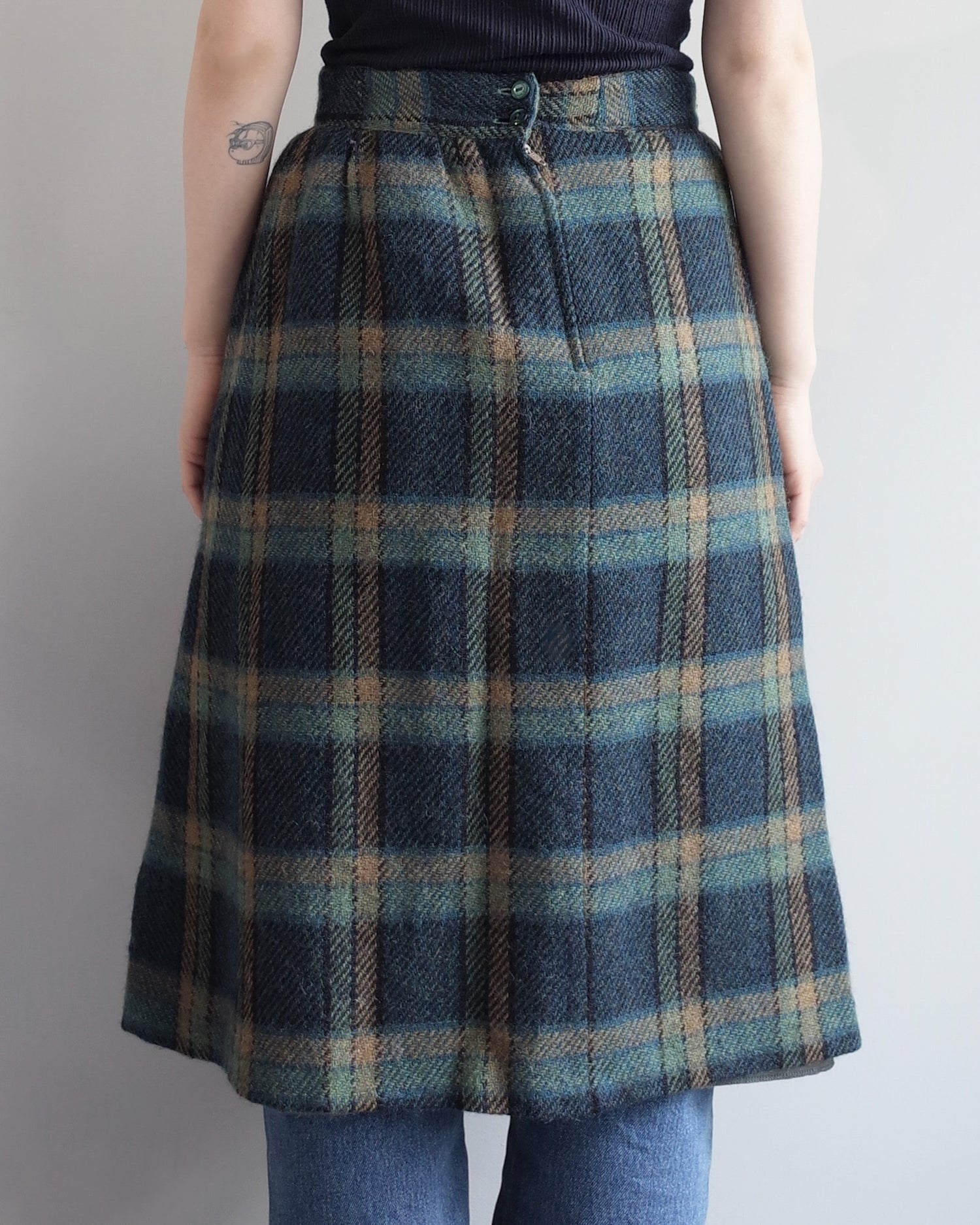 Used / CHECK SKIRT