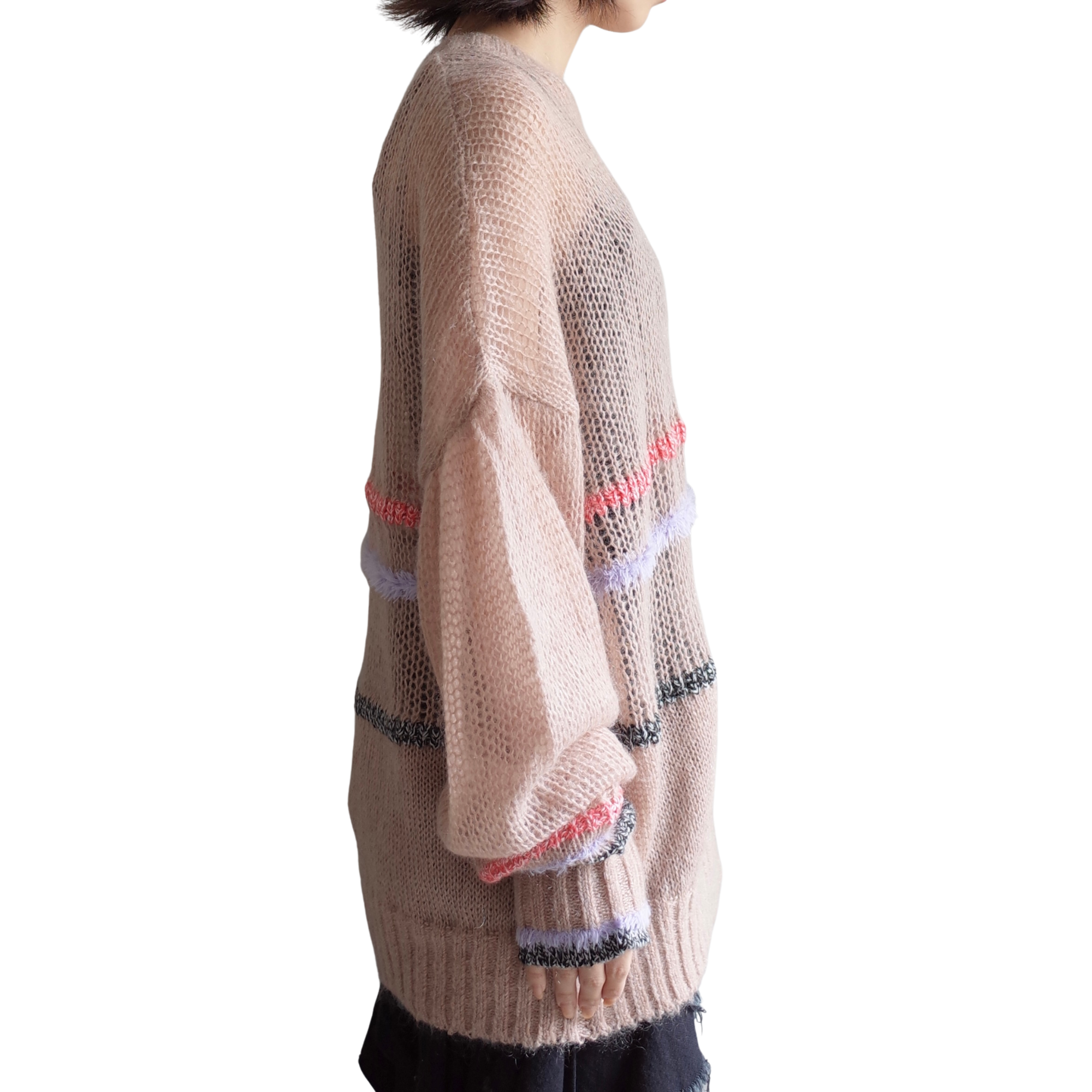 SHEER MOHAIR PULLOVER