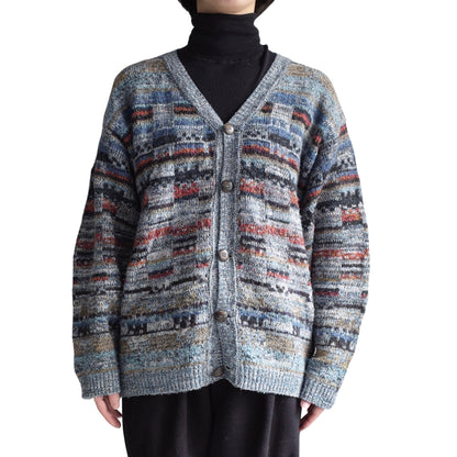 Used / MULCH BOARDER KNIT CARDIGAN