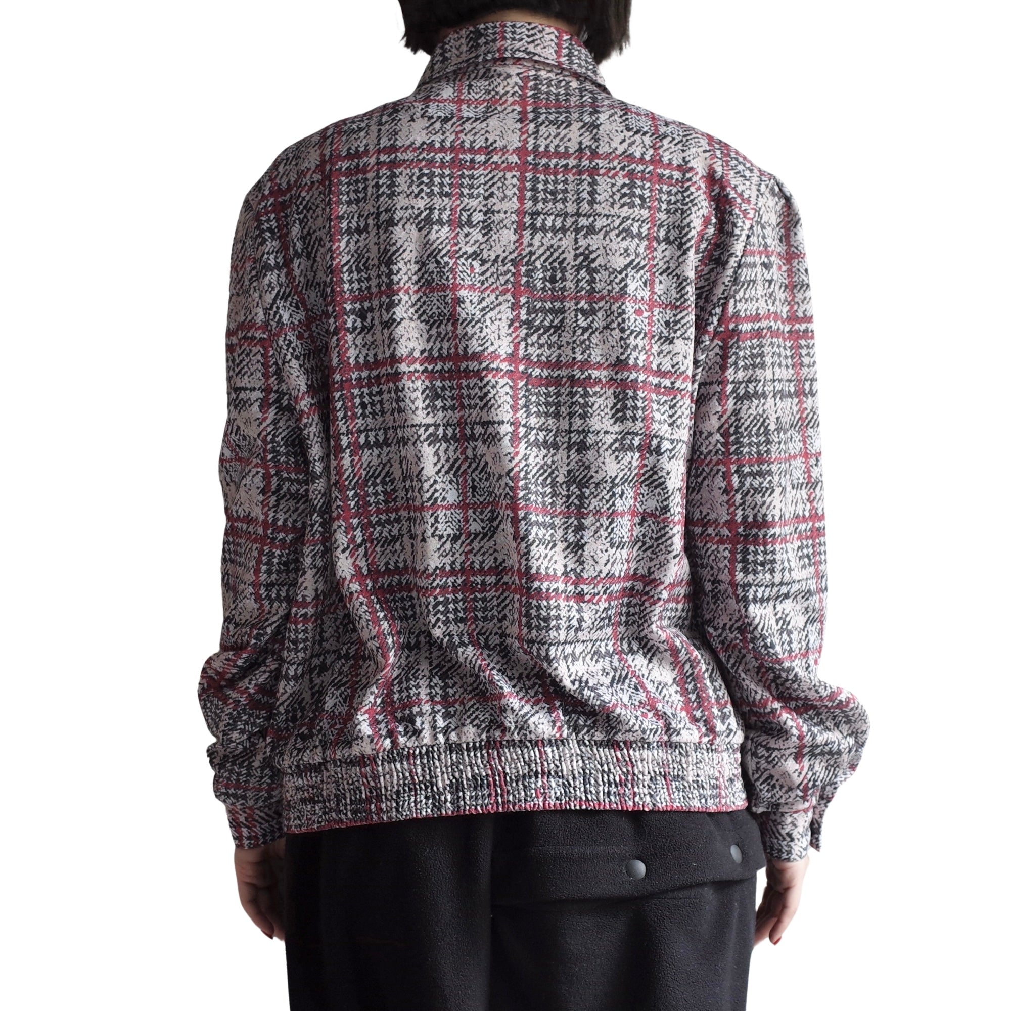 Used / GLEN CHECK SHIRT BLOUSON