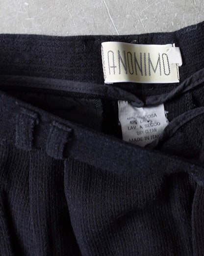 Used  / TWOTUCK SEMI WIDE TAPERED PANTS
