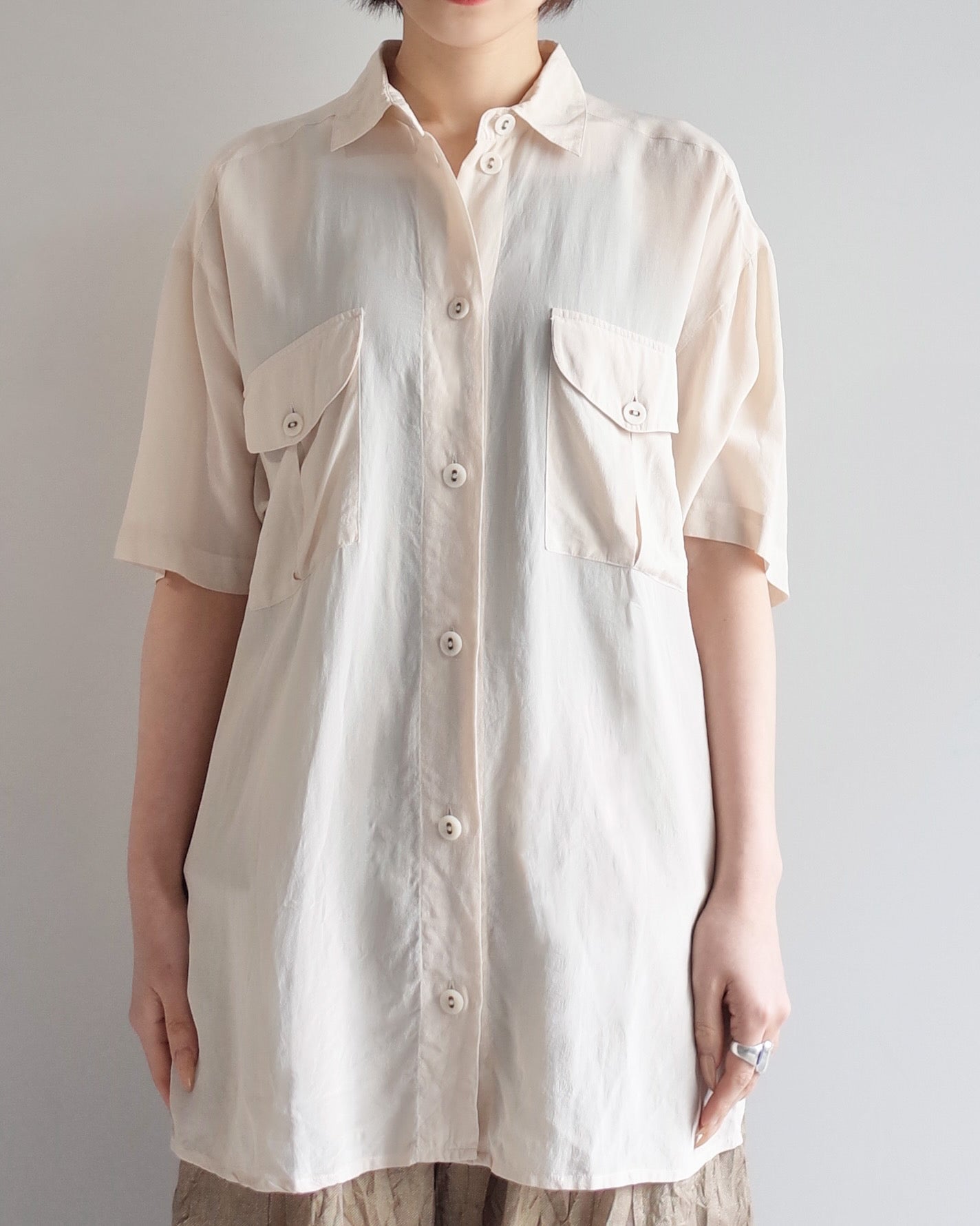 Used / DOUBLE POCKET HALFSLEEVE SHIRT