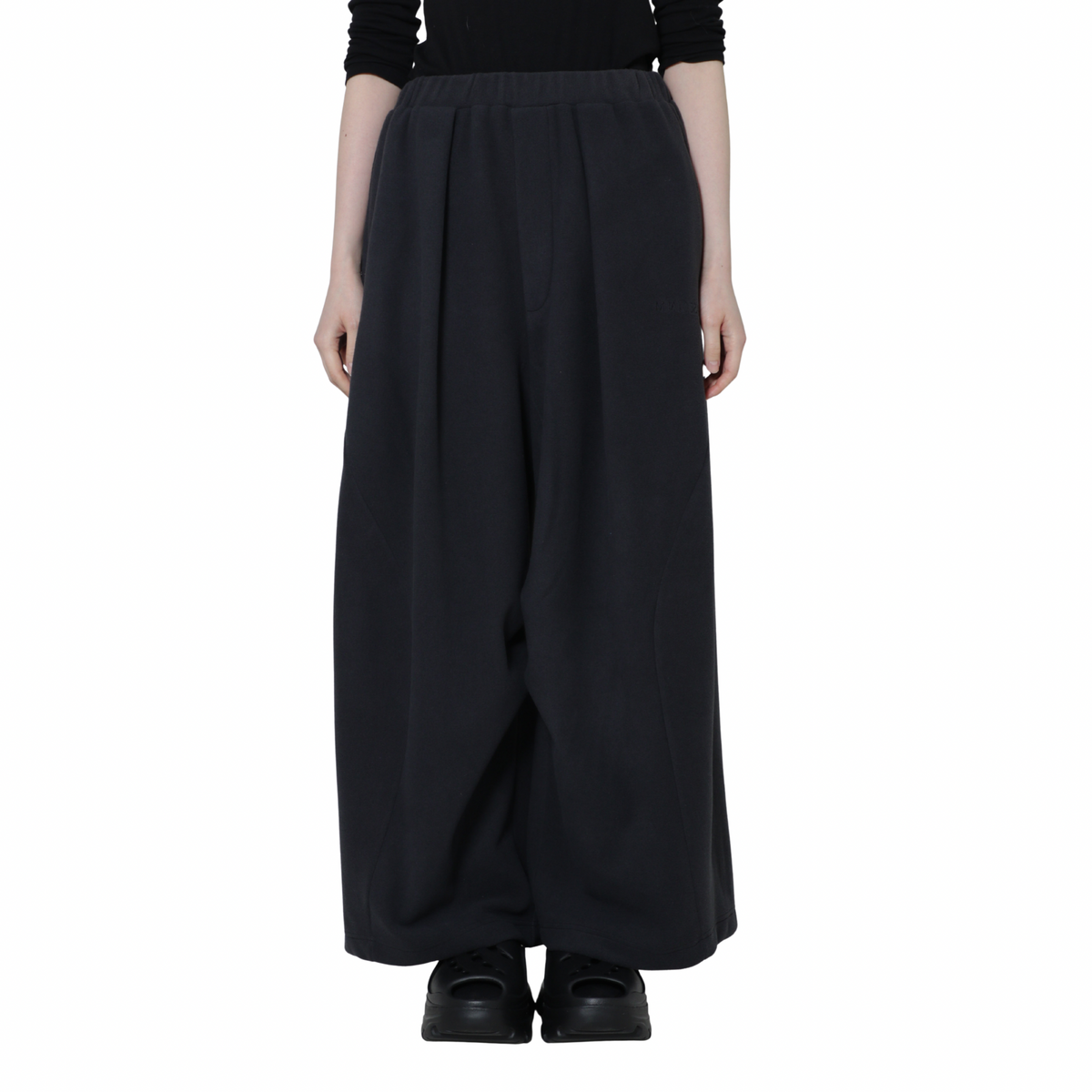 FLEECE WIDE PANTS