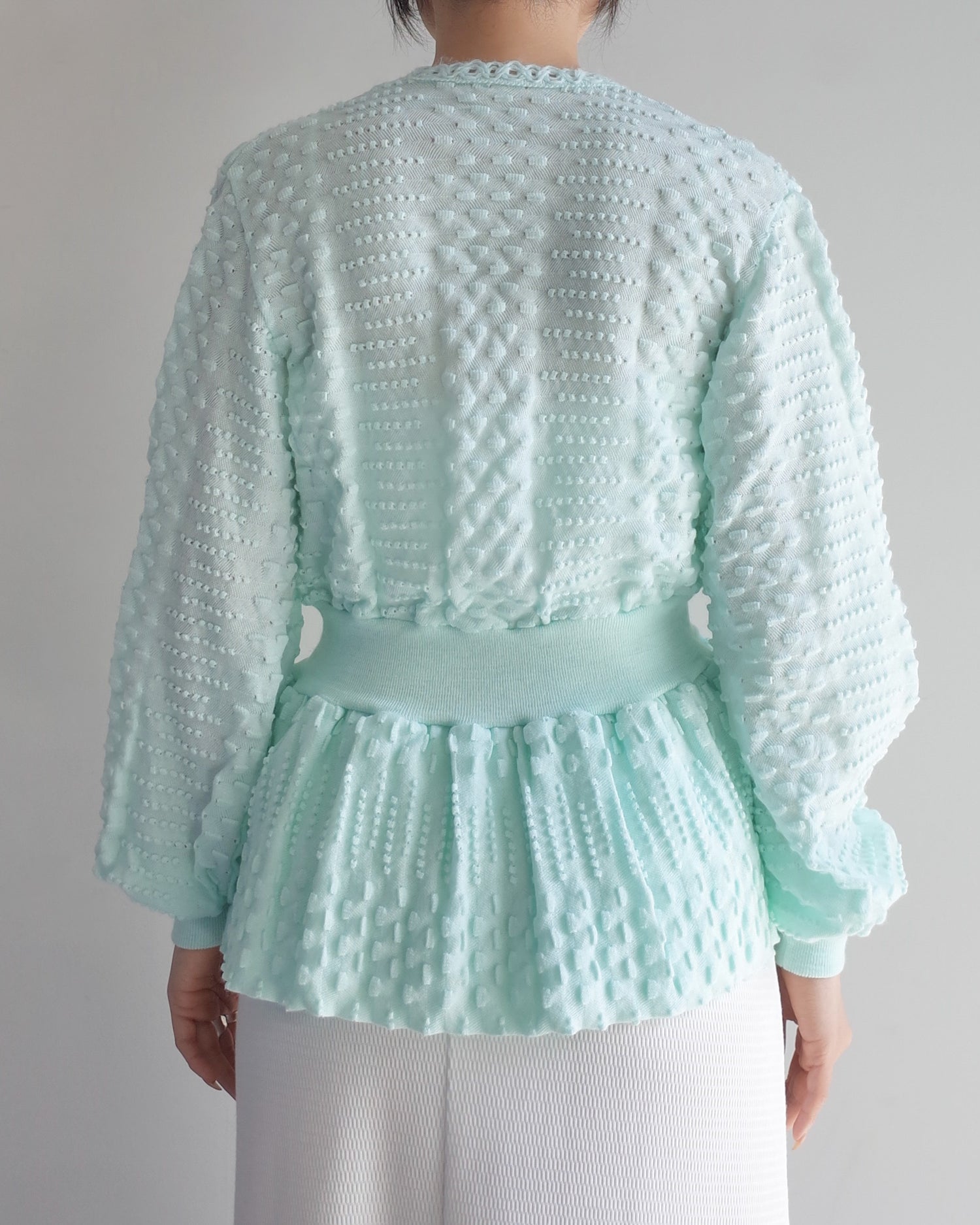 Used / V NECK PEPLUM TOPS
