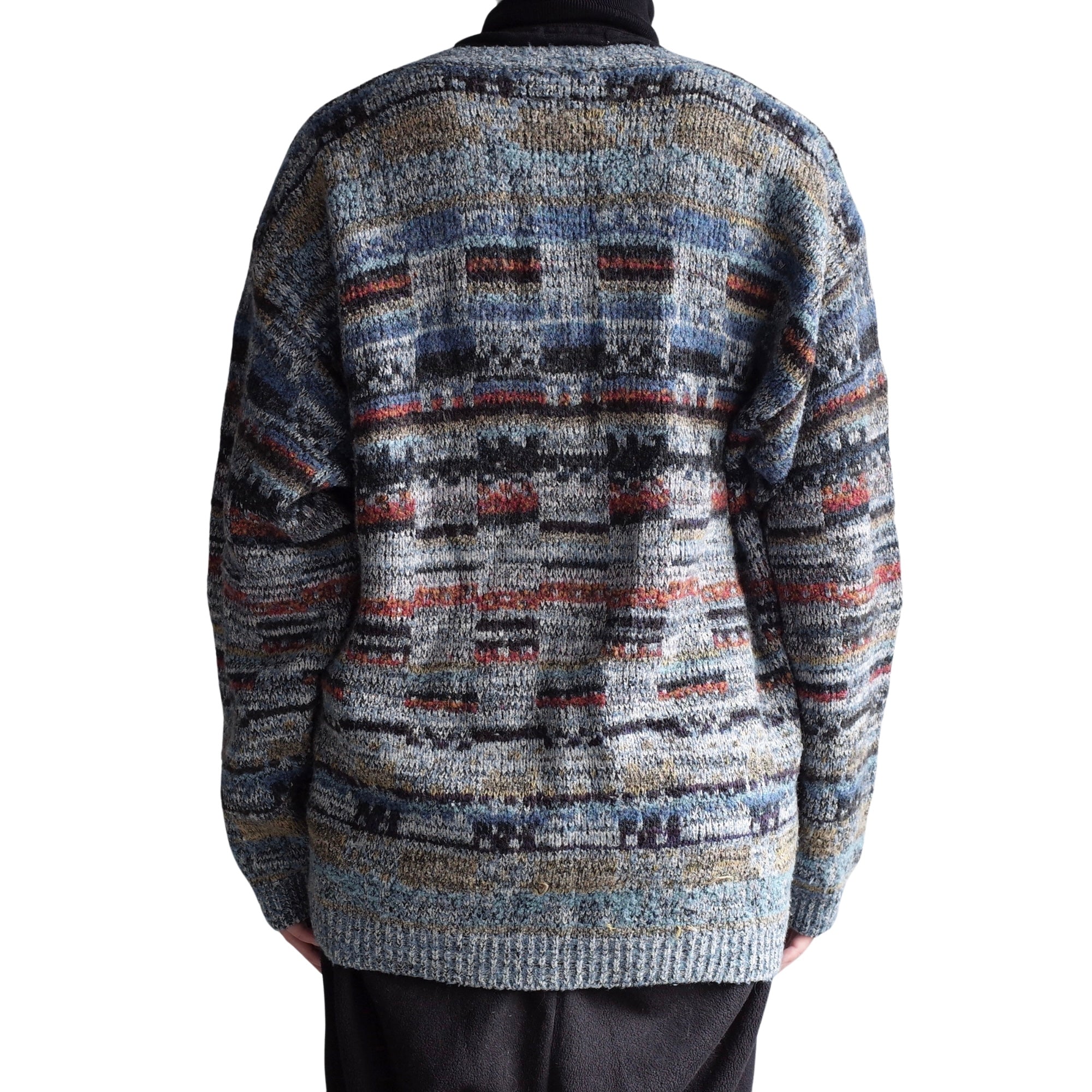 Used / MULCH BOARDER KNIT CARDIGAN