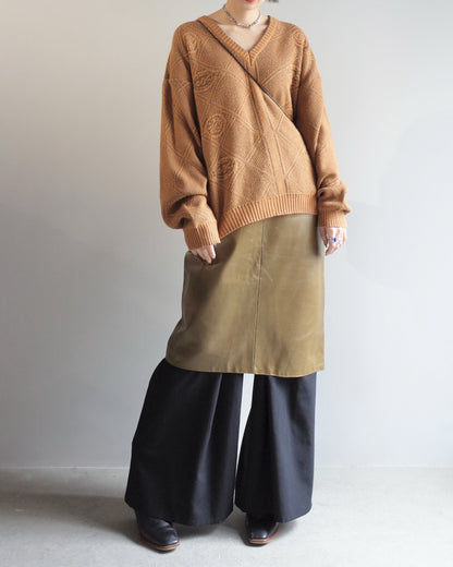 Used / LEATHER SKIRT