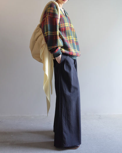 Used / V NECK KNIT PULLOVER