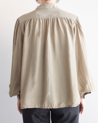 Used / BOW TIE SILK BLOUSE