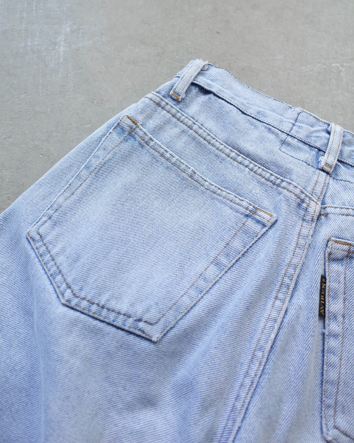 Used / AVIREX STRAIGHT DENIM