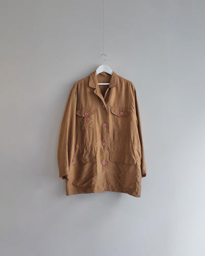Used / SILK SHIRT JACKET