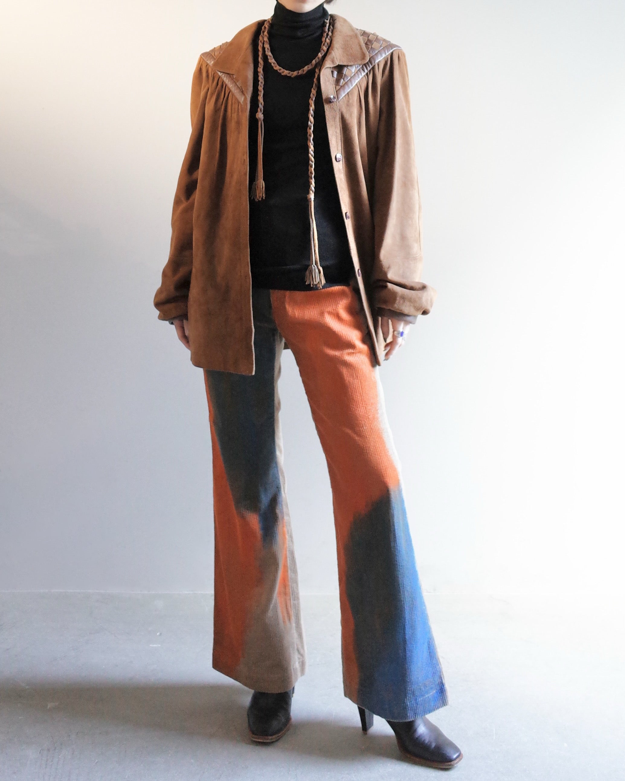 Used / LEATHER SHIRT JACKET