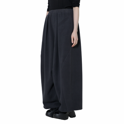 FLEECE WIDE PANTS