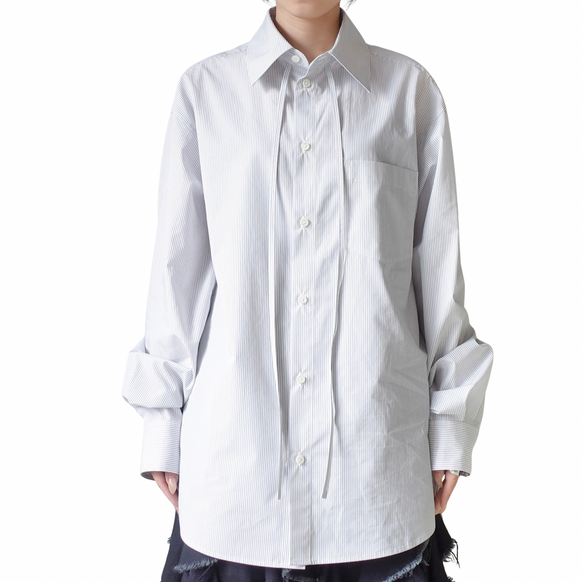 RIBBON DRESS SHIRT