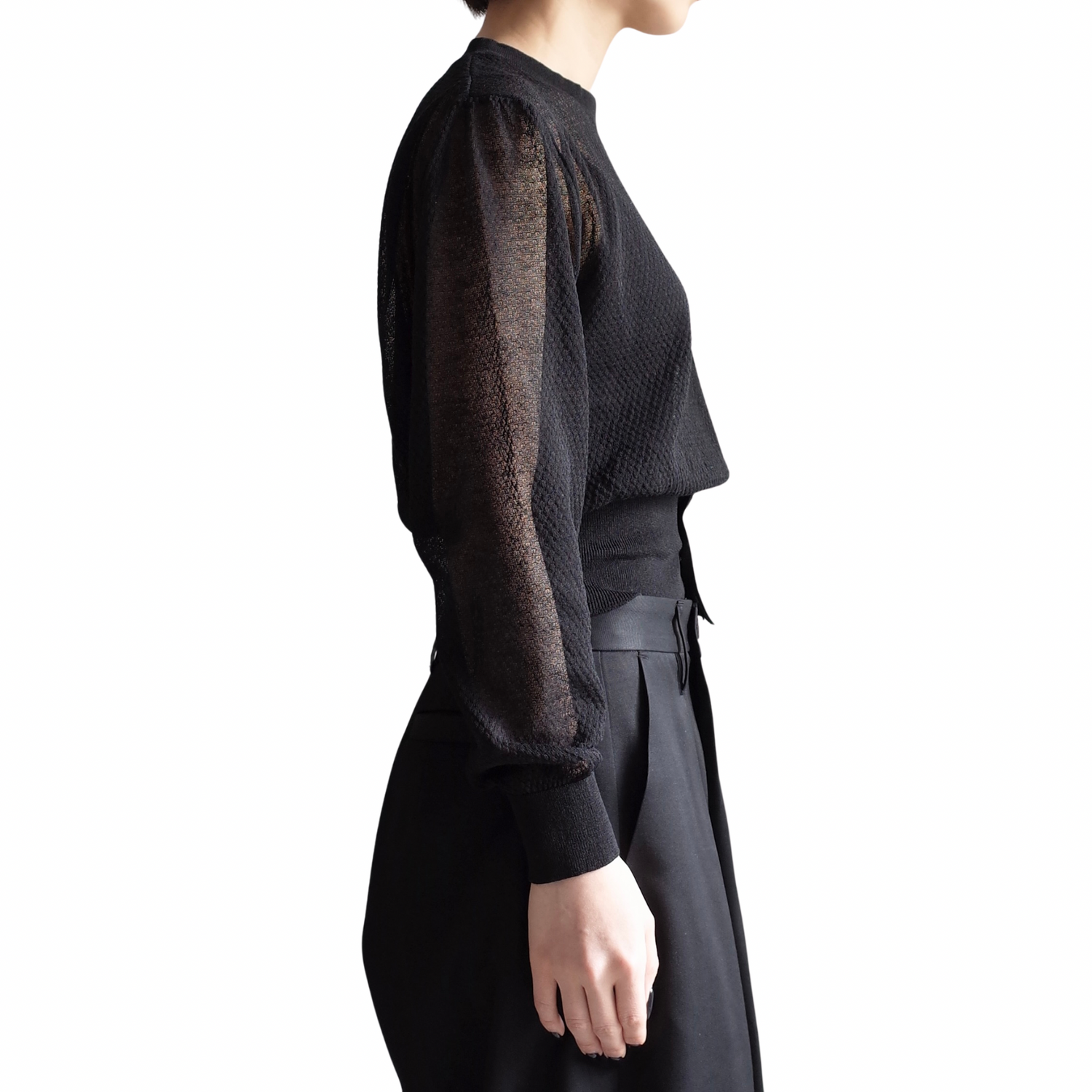BUTTON KNIT PULLOVER