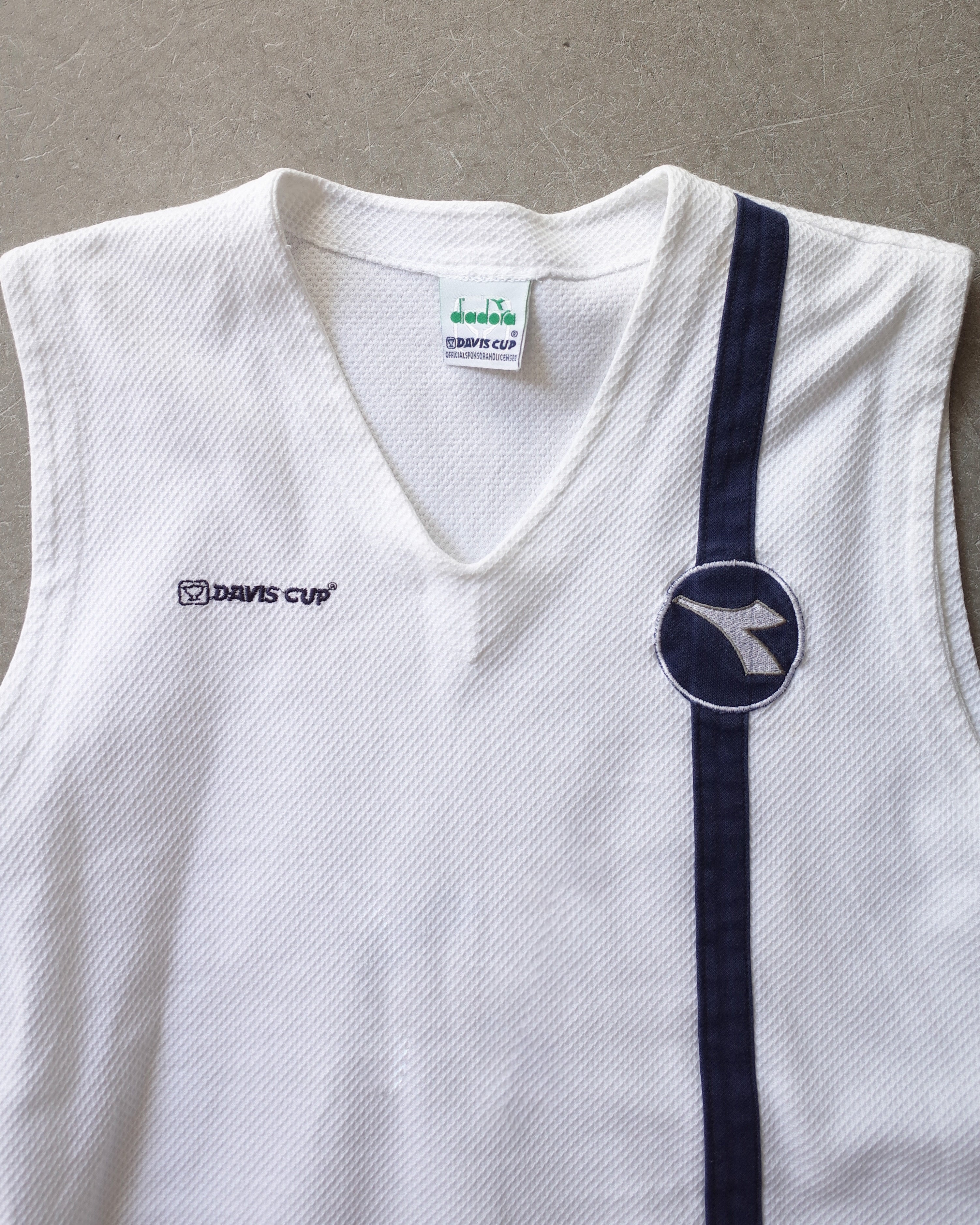 ★Used  / Diadora DAVIS CUP SLEEVELES TENNIS WEAR