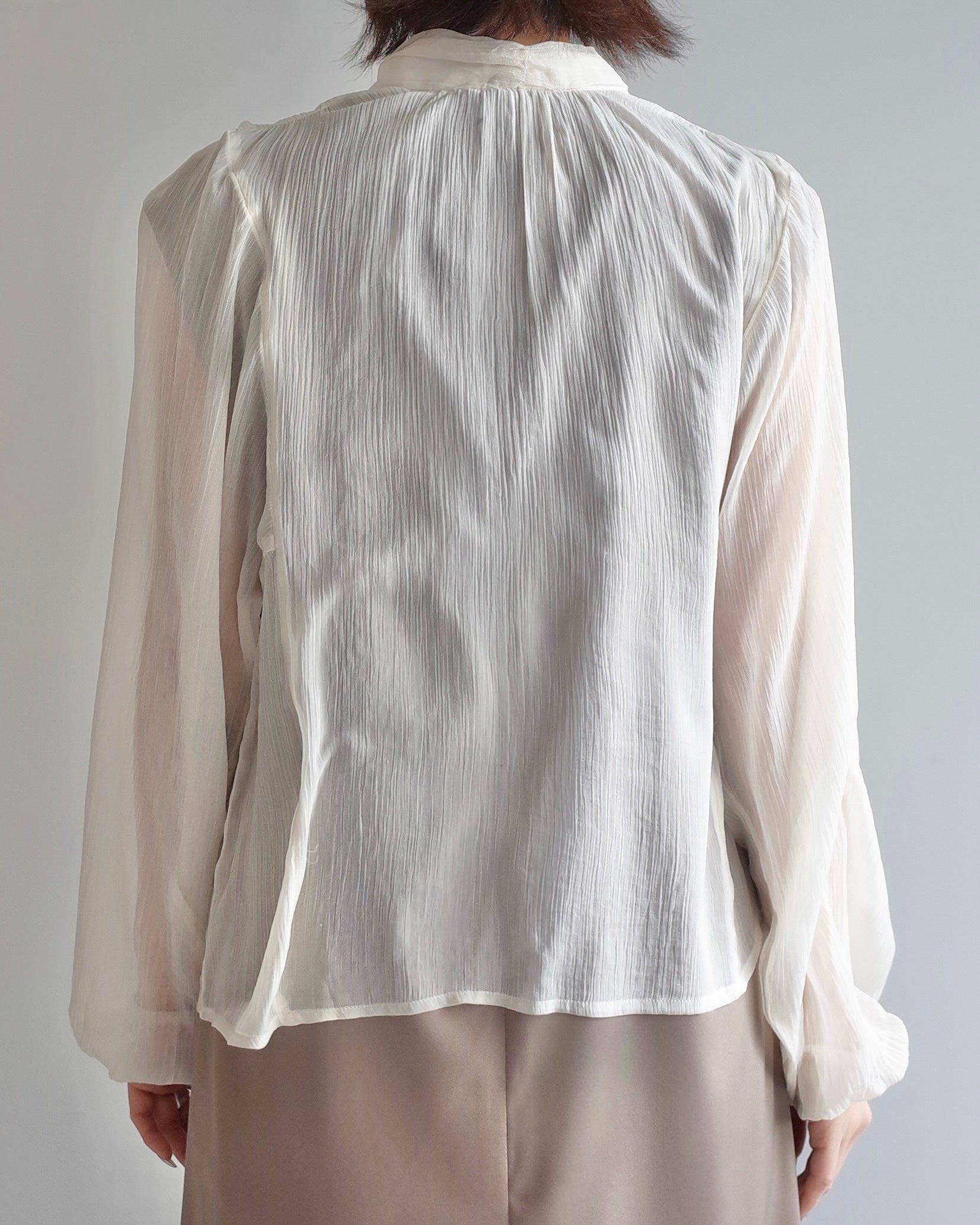 Used / REVERSIBLE CHIFFON BLOUSE