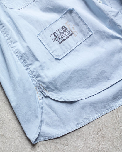 Used / ZIPPED PLAIN SHIRT