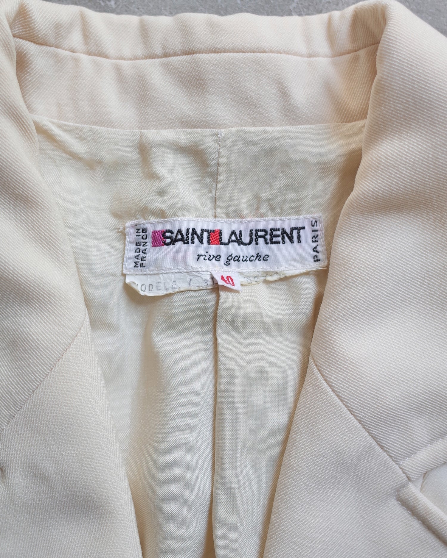 Used / 80s Yves Saint Laurent rive gauche JACKET