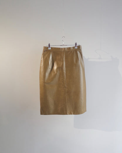 Used / LEATHER SKIRT