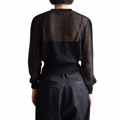 BUTTON KNIT PULLOVER