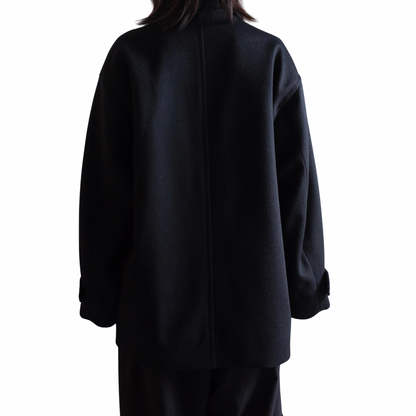 SHAWL COLLAR HALF COAT