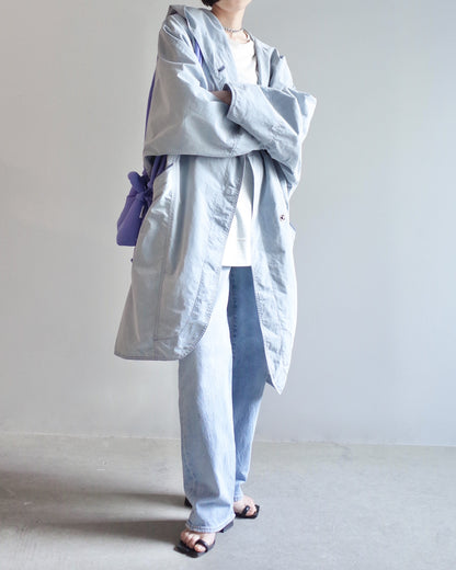 Used / HOODED COTTON COAT