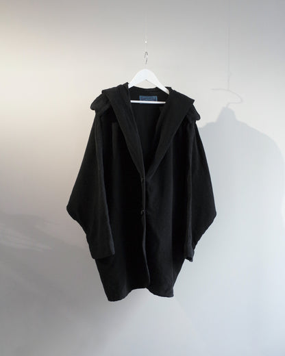 Used / HOODIED CAPE COAT