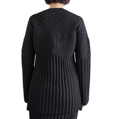 LINKS PATTERN CARDIGAN