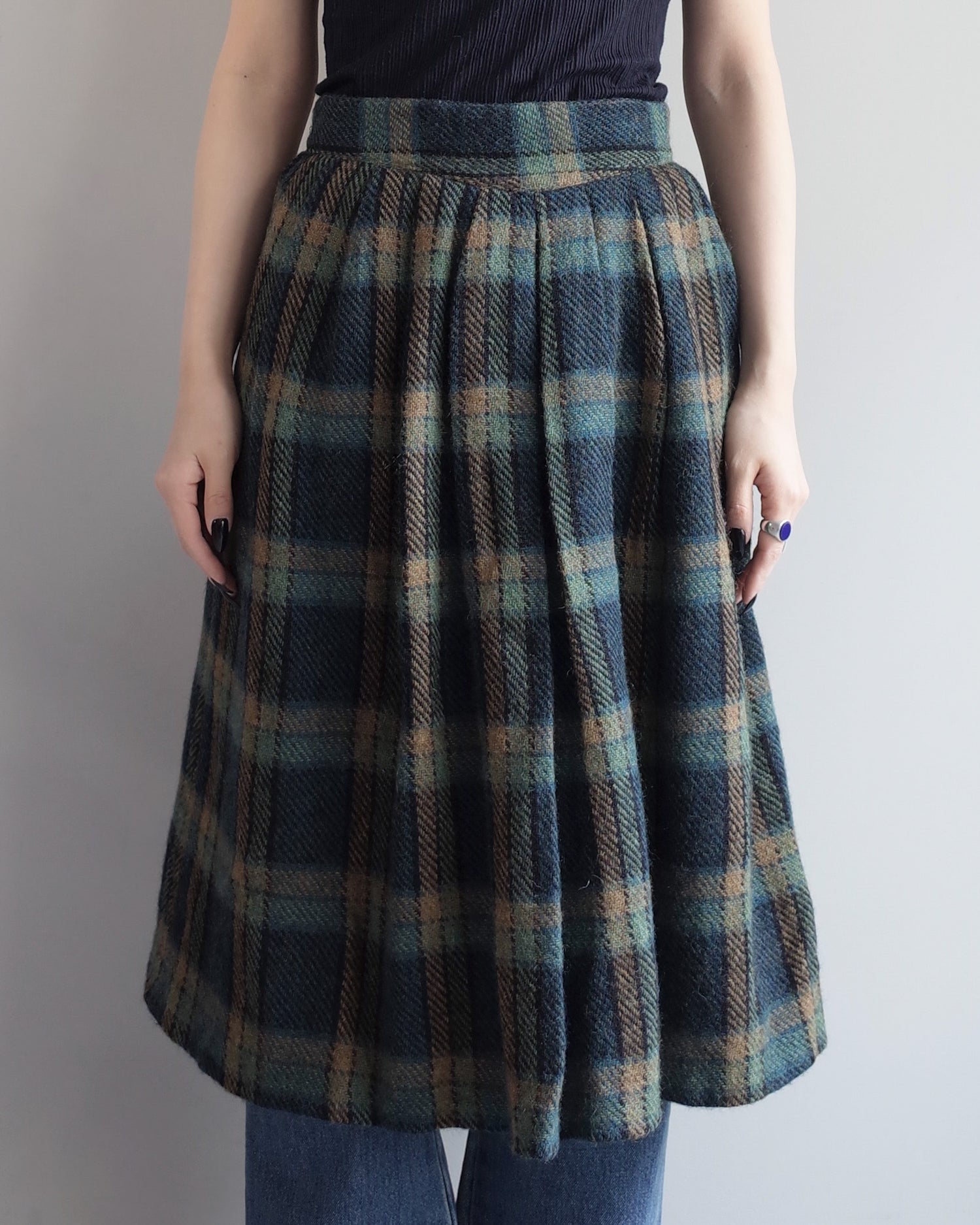 Used / CHECK SKIRT