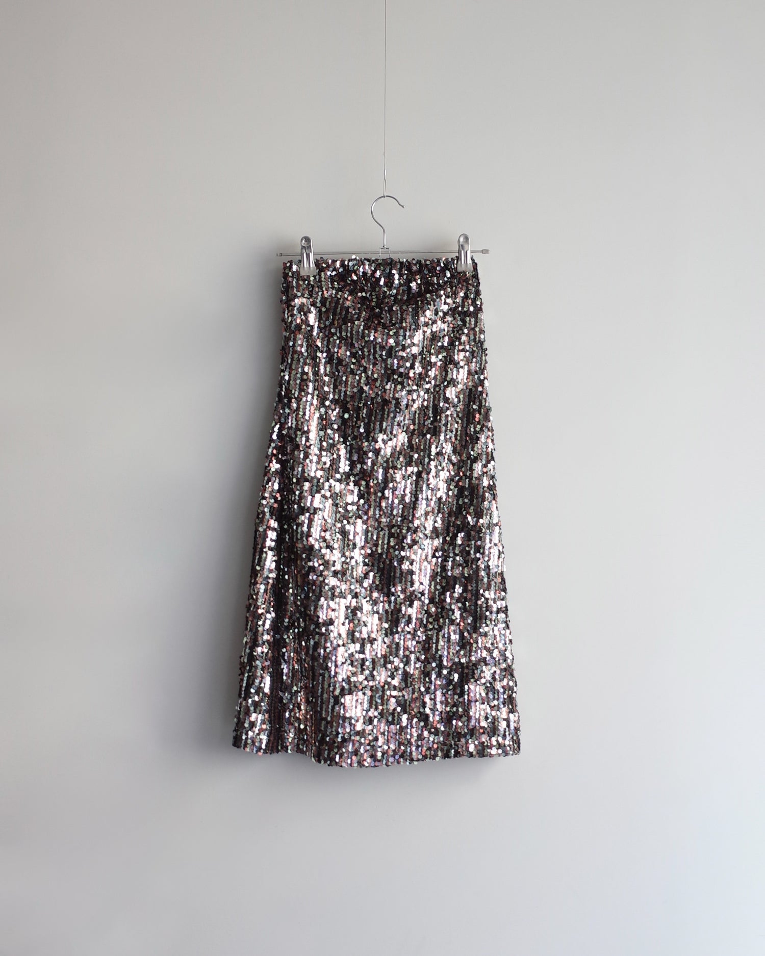 Used / SEQUINS BARE TOP ONEPIECE