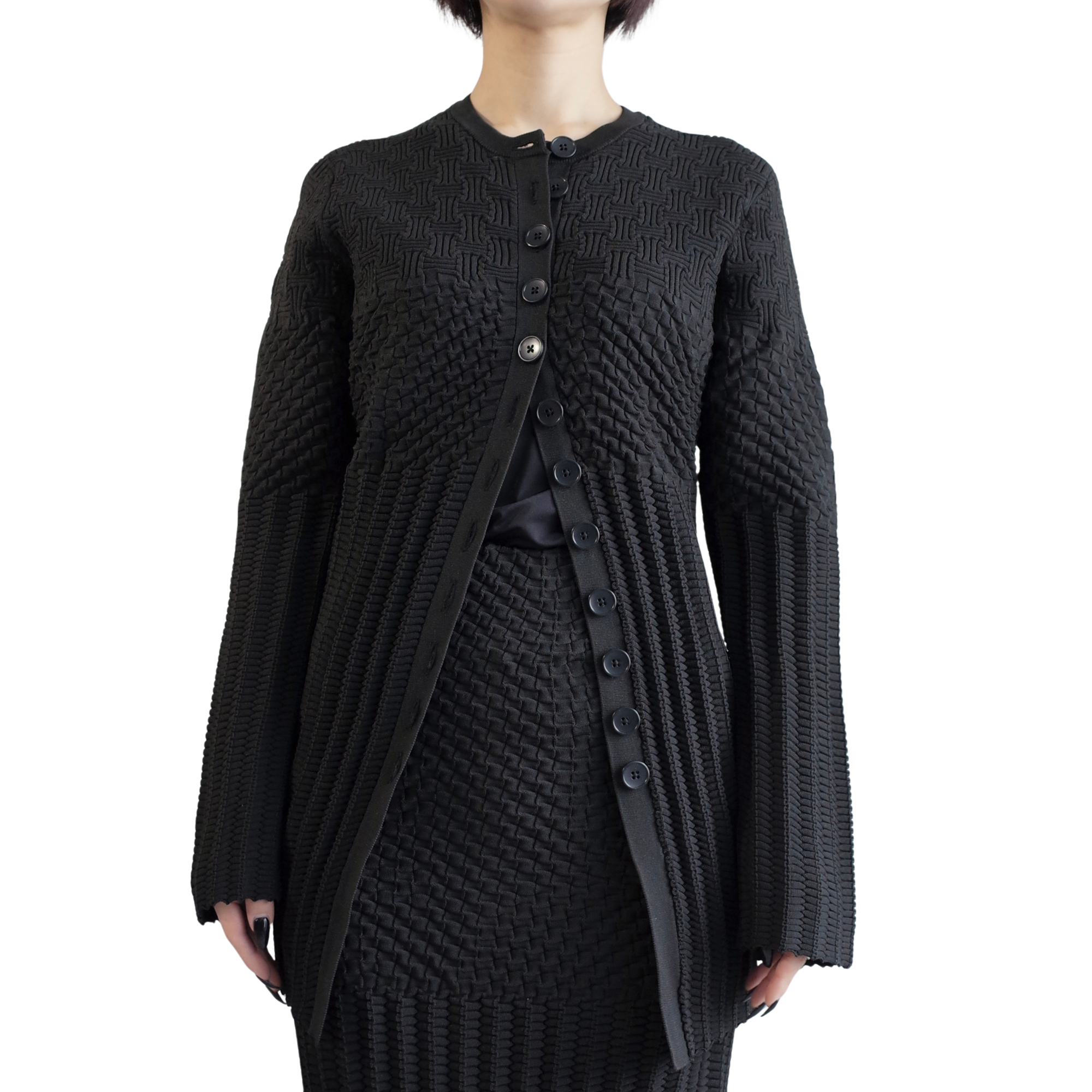 LINKS PATTERN CARDIGAN