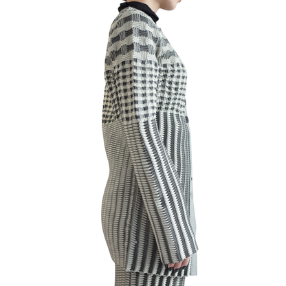 LINKS PATTERN CARDIGAN