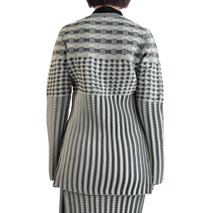 LINKS PATTERN CARDIGAN