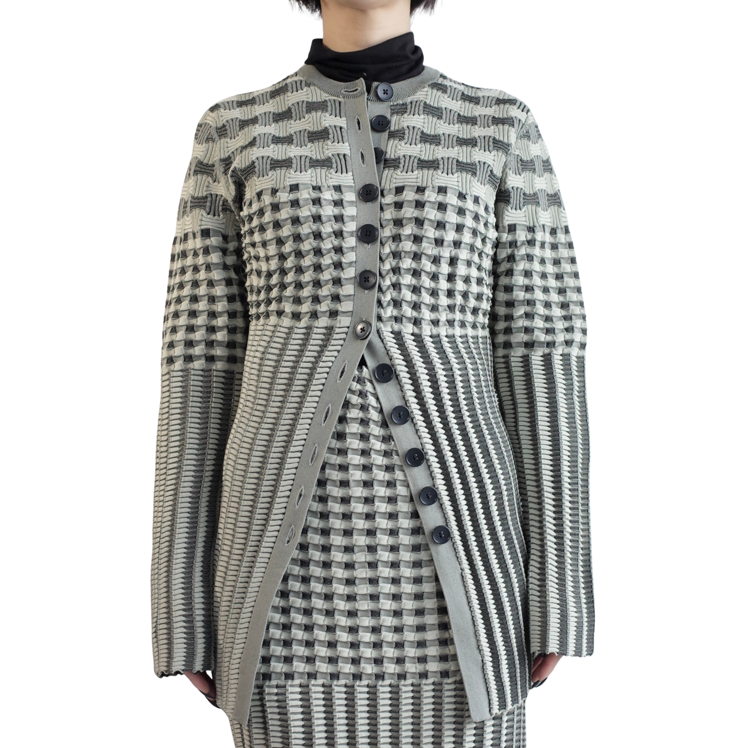 LINKS PATTERN CARDIGAN