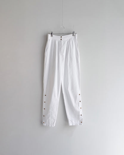 Used / SIDE SLIT TAPERED PANTS