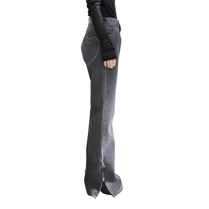 BOOTS CUT SIDE ZIP JEANS